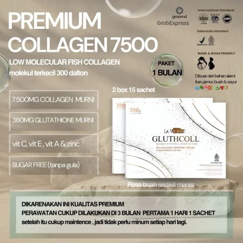La Vichi Gluthcoll Collagen “30 Days Treatment” Fish Collagen Low Molecular 300 Dalton - Gambar 11