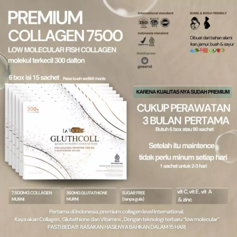 La Vichi Gluthcoll 3 Months Treatment "Super White & Glow" - Gambar 8