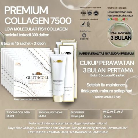 La Vichi Gluthcoll 3 Months Treatment "Super White & Glow" - Gambar 7